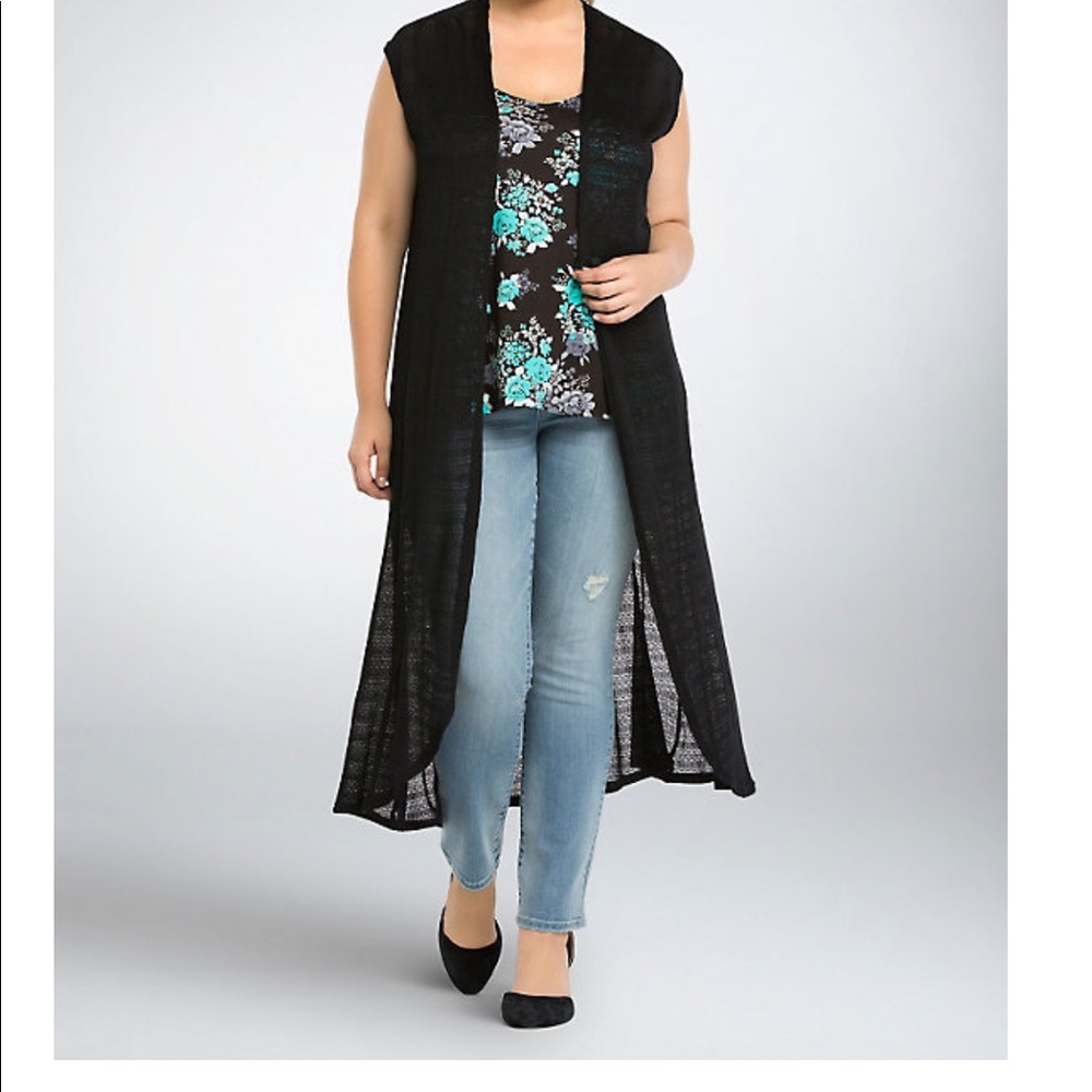 Torrid Open Front Duster Cardigan 2XL